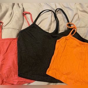 SHEIN cropped tank tops